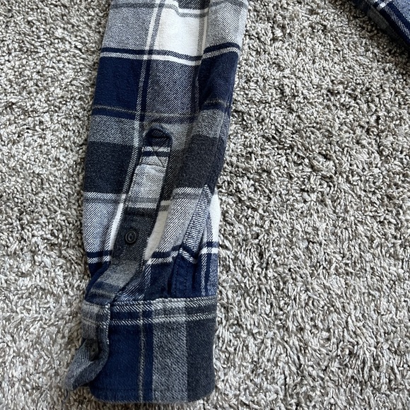 American Eagle Outfitters Blue Heritage Flannel - Picture 5 of 7